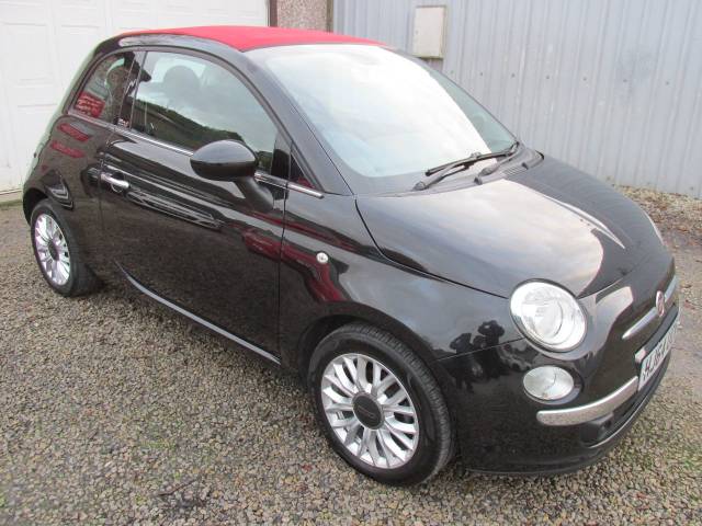 Fiat 500C 1.2 Lounge 2dr [Start Stop] ## £35 ROAD TAX - STUNNING CAR ## Convertible Petrol Black