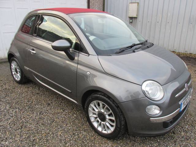 Fiat 500 1.2 Lounge 2dr [Start Stop] ## £35 ROAD TAX - STUNNING CAR ## Convertible Petrol Grey