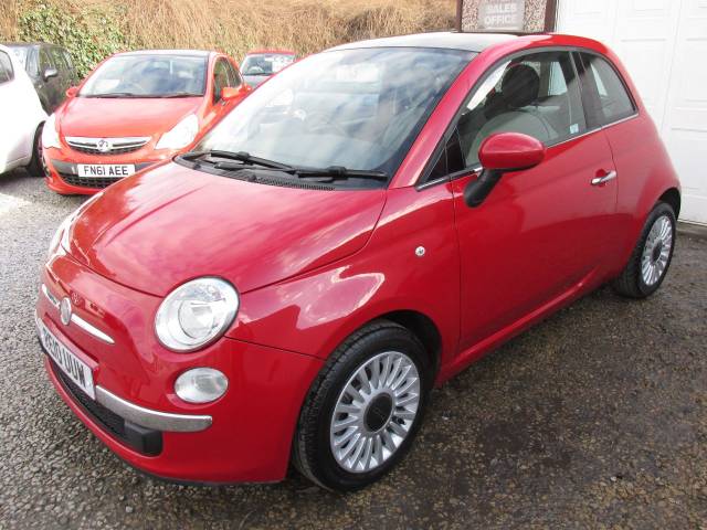 2010 Fiat 500 1.2 Lounge 3dr Dualogic Automatic [Start Stop]