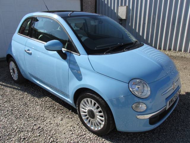 Fiat 500 1.2 Lounge 3dr [Start Stop] ## £30 ROAD TAX - STUNNING CAR ## Hatchback Petrol Blue