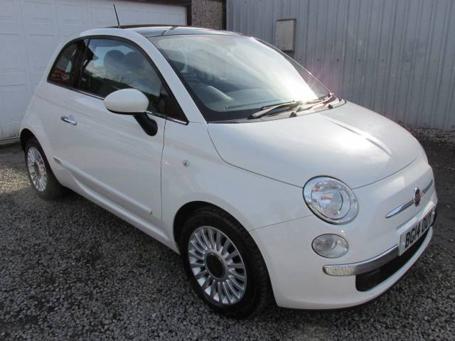 Fiat 500 1.2 Lounge 3dr [Start Stop] ## £35 ROAD TAX - STUNNING CAR ## Hatchback Petrol White