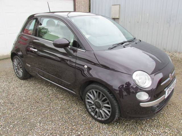Fiat 500 1.2 Lounge 3dr [Start Stop] ## CAR PLAY - LADY OWNER ## Hatchback Petrol Mauve/purple