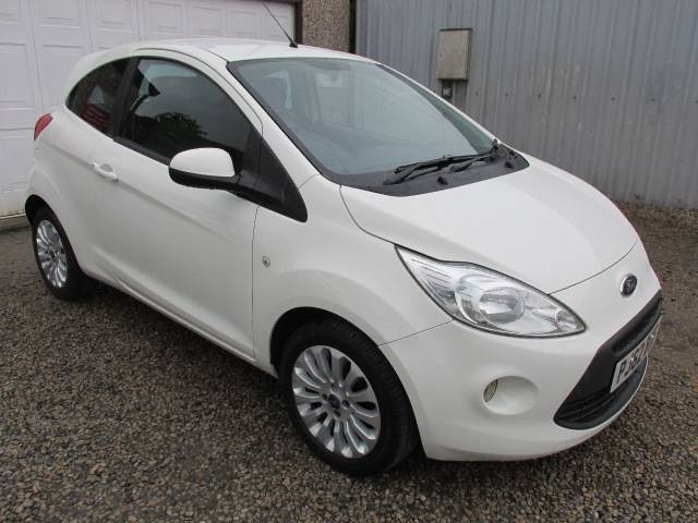 Ford Ka 1.2 Zetec 3dr [Start Stop] Hatchback Petrol White