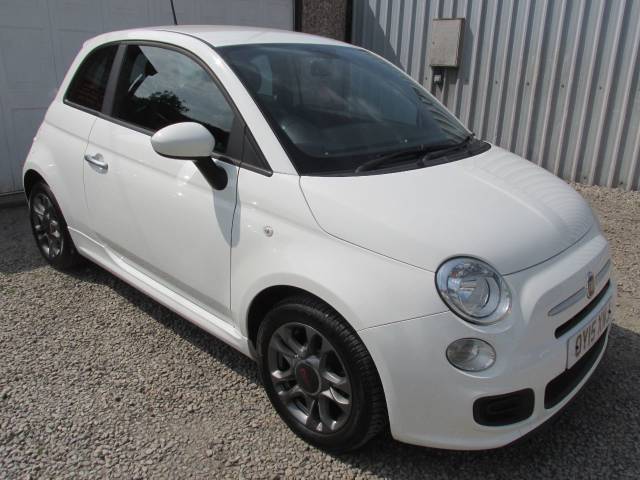 Fiat 500 1.2 S 3dr [AC] ## £35 ROAD TAX - STUNNING CAR ## Hatchback Petrol White
