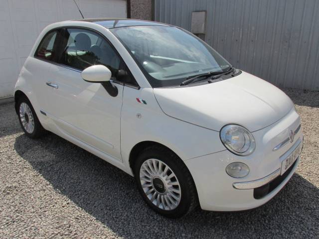 Fiat 500 1.2 Lounge 3dr [Start Stop] ## 35 ROAD TAX - RECENT TIMING BELT ## Hatchback Petrol White