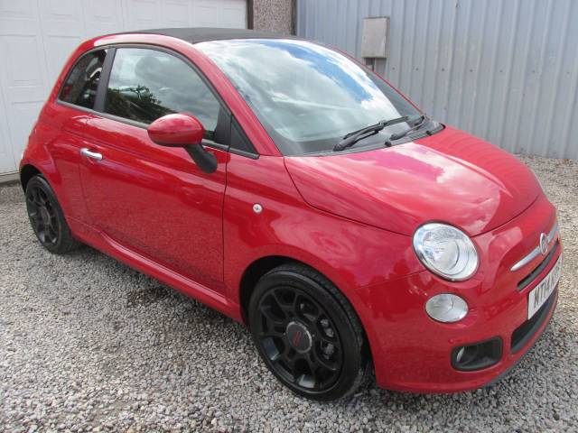 Fiat 500C 1.2 S 2dr ## £35 ROAD TAX - FSH ## Convertible Petrol Red
